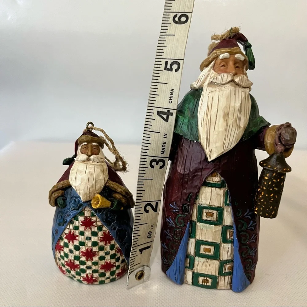 Jim Shore Santa Christmas Ornaments 2002 - Picture 4 of 4